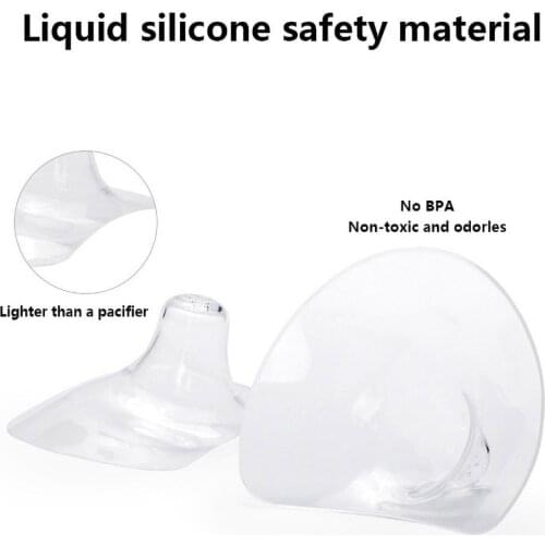 New 2PCS Silicone Nipple Correction Breast Correcting Silicone Nipple Protectors Feeding Mothers Nipple Shields Protection Cover