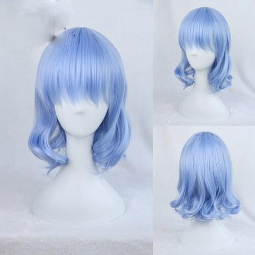 1pcs Remilia Scarlet Wig TouHou Project Anime Cosplay Prop Decor Heat Resistant Synthetic Hair Collection for Women Girl