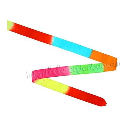 Multicolor Rhythmic Gymnastics Ribbon