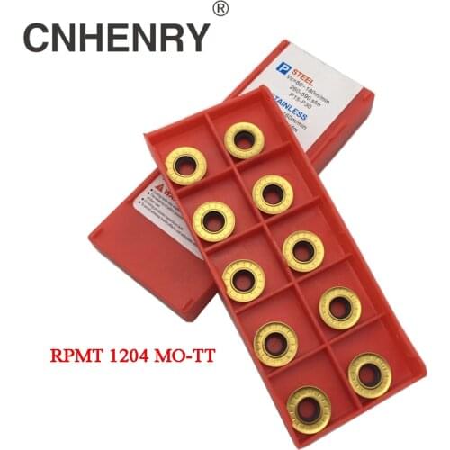 RPMT1204MO-TT CNC Carbide Milling Inserts Indexable Milling Cutter Used For Turning And Milling Of Steel/Stainless Steel