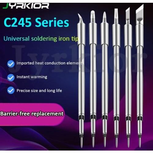 Jyrkior JBC C245 Replacement Soldering Iron Tip Handle Welding Nozzle Grip Compatible With JBC T245 Soldering Station