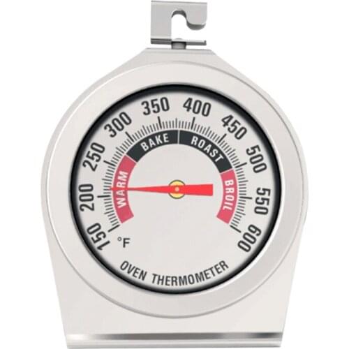 Cooking Oven Thermometer BBQ Meat Temperature Meter Gauge Tool Metal Meat Thermometer for Home Kitchen Food Portable