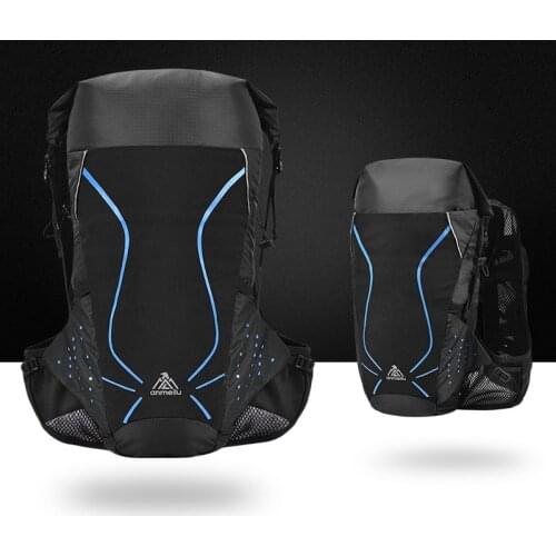 Outdoor Hiking Running Backpack,Men Women Wear-resistant MTB Bicycle Riding Climbing Bag,Breathable Marathon Jogging Backpack