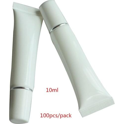 100Pcs/lot 10ml Cosmetic Plastic Hose Makeup Cream Cleansing Cream Cosmetic Accessories Women Small Tools For Beauty Portable