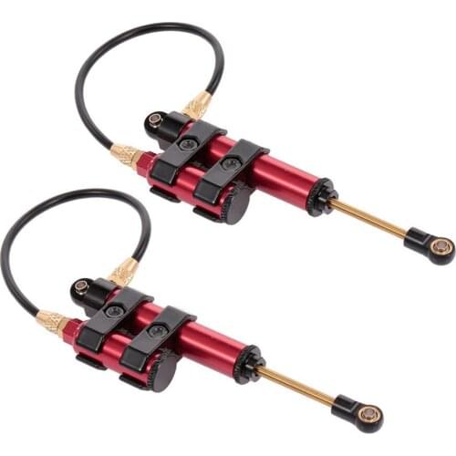 2Pcs 100mm Internal Spring Negative Pressure Shock Absorber Metal for Traxxas HSP Redcat RC4WD Tamiya Axial Wraith SCX10 D90 HPI