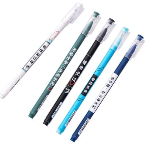 24 pcs South Koreas Small Pure Fresh Creative Examination Results Are Excellent Students Neutral Pen with Portable