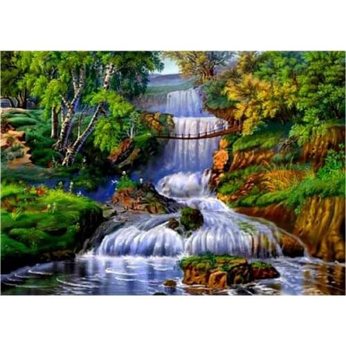 Diy 5d Scenery Diamond Embroidery Seaside Rhinestones Cross Stitch Full Square Round Drill Diamonds Mosaic Home Decoration