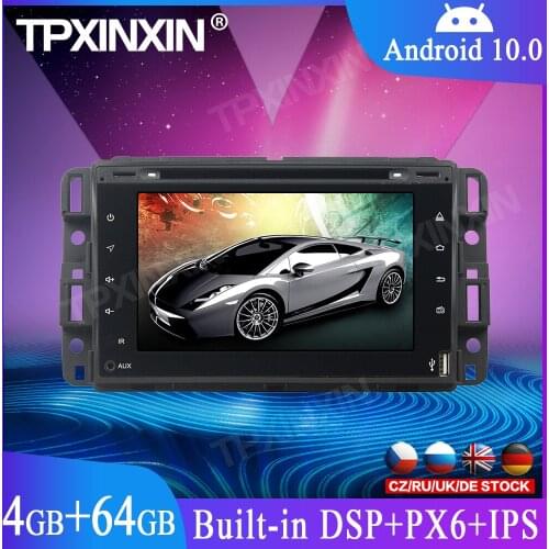 Android 10 Octa Core Car GPS Navigation Multimedia Player For GMC Yukon Tahoe 2007- 2012 Full Touch Car Stereo Radio DVD Player