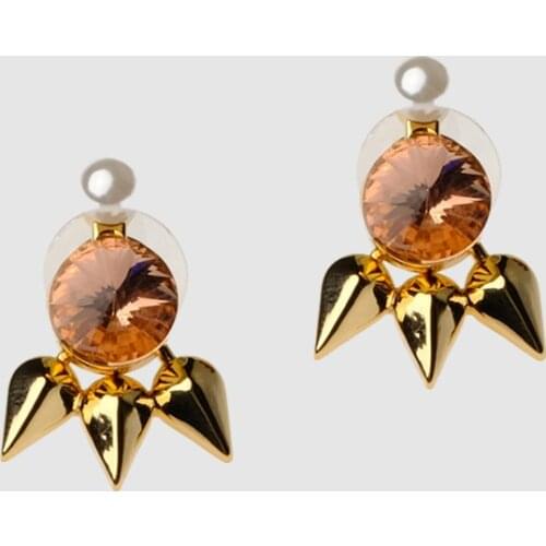 Amorita boutique fashion circle stud earrings for women