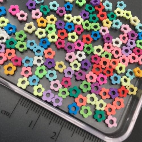 60g Hollow Flower Polymerclay,Soft Clay Sprinkles For Kids Diy/Craft Diy Making/Nail Art/Scrapbook Decoration/Craft Filler