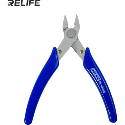 Relife RL-0001 Precision Diagonal Pliers Cutting Pliers for Wire Cable Cutter High Hardness Electronic Repair Hand Tools