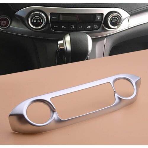 Silver Center Console Switch Button Cover Bezel Trim Frame Fit for Honda CRV 2012-2016