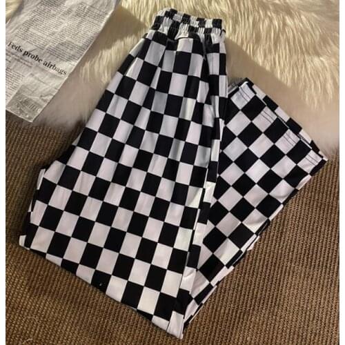 Chess Pants Women Long Trouser Summer