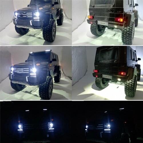 LED Light Lamp Light Group for 1/10 Traxxas TRX4 G500 4x4² RC Car Parts Accessories Cold White Freezing White Headlight