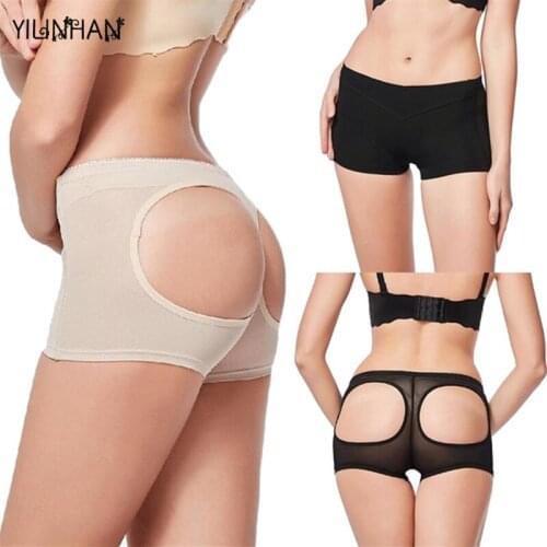 YILINHAN Sexy Lift Butt Shaper Booty Tummy Control Body Shorts Push Up Bum Lifter Enhancer Buttock Pants Slimmer