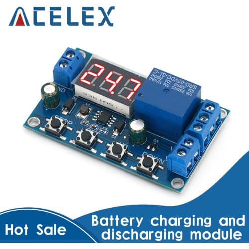Battery Charge/Discharge Module Integrated Voltmeter Undervoltage/Overvoltage Protection Timing Charge/Discharge Communication