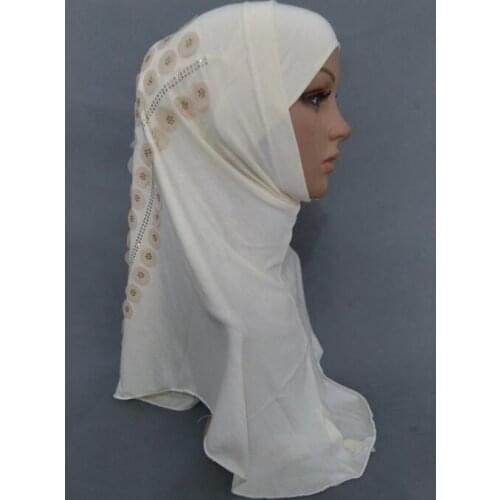 Wome Lady Modal Amira Hijab Muslim Inner Headwear Arab Islamic Turban Hair Wrap
