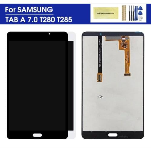 For Samsung Galaxy Tab A 7.0 2016 SM-T280 SM-T285 T280 T285 LCD Display Touch Screen Digitizer Assembly Tablet PC Parts