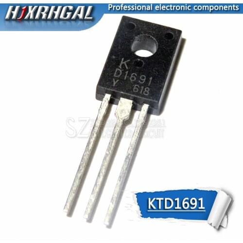 10Pcs KTD1691 D1691 TO-126F new and original HJXRHGAL