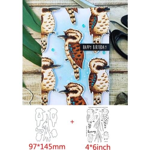 2020 Hot New Birds "Be Together" Metal Cutting Dies& Coordinating Stamps For Scrapbooking Craft Die Cut Card Making Embossing