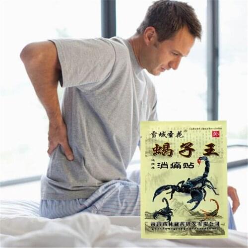 32pcs/4bags Emperor Scorpion Venom Analgesic plaster Balm Muscle Rthritis Neck Body Waist Pain Massage Patch Self heating