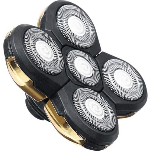 5 Heads Beard Cutter Replacement Blade Hair Razor Shaver Head Easy Install For Men Shavers Heads Accessories