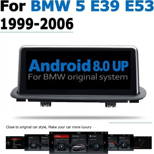 10.25'' 6-Core Android 8.0 up Car DVD Player For BMW 5 Series E39 E53 1999~2006 Autoradio GPS Navigation Car Multimedia