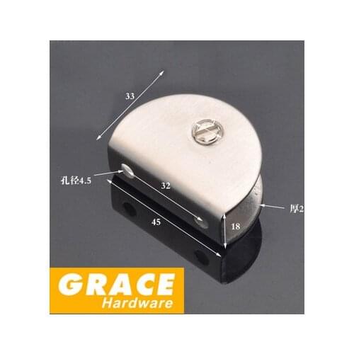 Hardware Fittings Stainless Steel Glass Clip Bracket Glass Bracket Glass Holder Fixed Baffle Plate Clip
