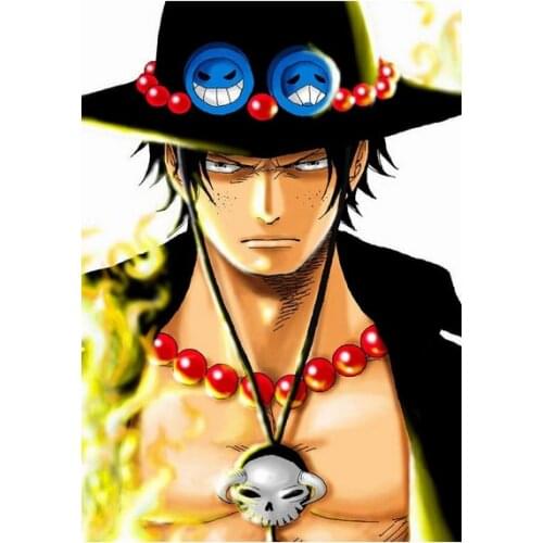 One Piece Portgas D Ace Cosplay Bead Necklace Free Shipping for Halloween and Christmas