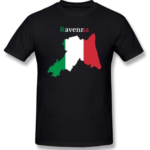 Province Of Ravenna Map Italian Province Humor Mens Basic Short Sleeve T-Shirt R282 Tees Tops European Size
