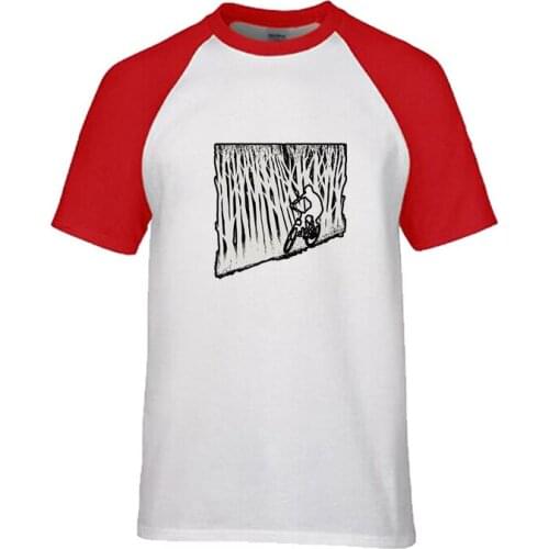 MTB Woods Forest Downhill Mountain Bike Biking Rock Motocross BMX FMX Ride Enduro Men t-shirts t shirts tshirts Indian Baggy Buy