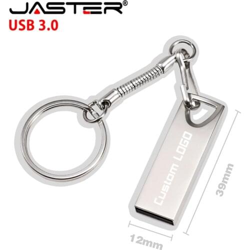 JASTER Hot Super Mini Usb Flash Drive Metal usb stick 64GB pendrive usb flash 64gb 32GB 16GB 4GB waterproof pen drive flash disk