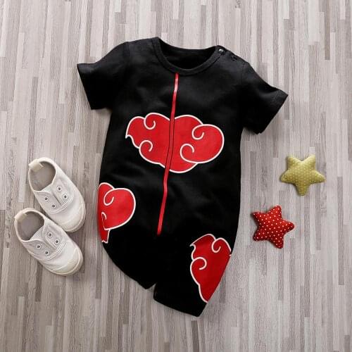 Anime Newborn Baby Boy Romper Cotton New born Clothes Short Sleeve Onesie little Baby Jumpsuits Cartoon Infant Cosplay Costume