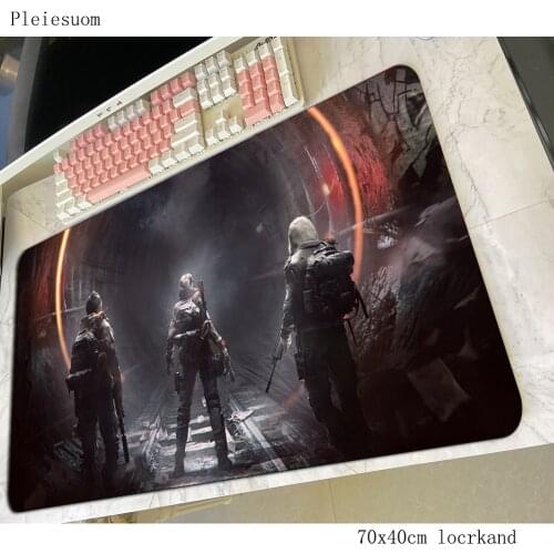 Tom clancys the division pad mouse computer gamer mouse pad 700x400x3mm padmouse Fashion mousepad ergonomic gadget office mats