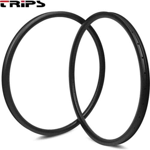 Light weight 29er carbon mtb rims 27mm hookless mountain bike rim tubeless XC race 29inch marathon clincher bicycle wheels rim