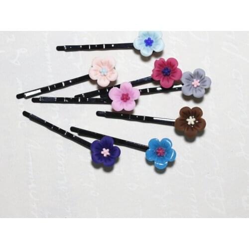 100 New Popular Girls Women Little plum Hair Accessories cute children Hair Clips Bridal Hairpins Accessories