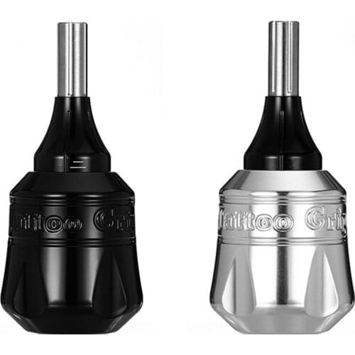 New Water Drop Tattoo Grip 38mm Adjustable CNC Carving Aluminum alloy Cartridge Grip with StainlessSteel Needles Bars