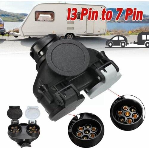 Conversion Adaptor Without Cable Trailer Connector N Wiring Caravan Type S Socket Plug Pin To 13 Pin Trailer Twin 7 Towing