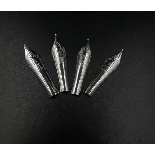 4Pcs Medium Wet Nibs Silver #6 Nibs Germany Tip For Penbbs 456/308 Jinhao X450 X750 Fountain Pen Ink Pen Office school supplies