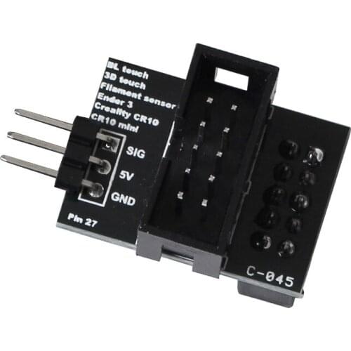 Black Pin 27 adapter Board sensor wider power channel upgrade for Creality CR-10 Ender-3 Ender 3 Pro BL-TOUCH 3d printer parts