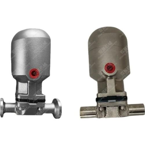 Pneumatic actuated diaphragm valve ss316l stainless steel PTFE+EPDM