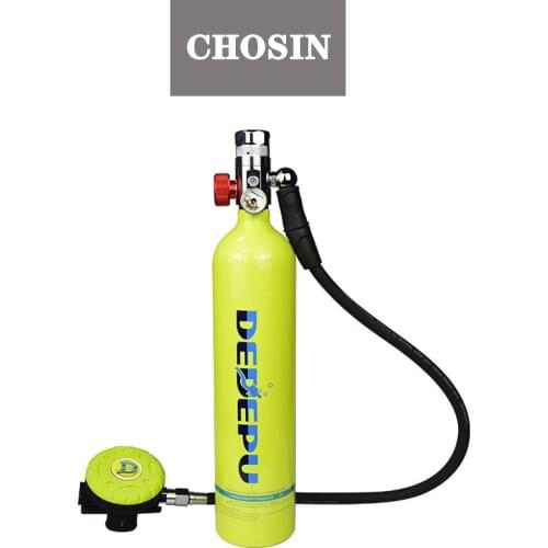 Portable diving respirator 1 liters, diving teaching fire rescue oxygen tank, snorkeling equipment, scuba breathing cylinder