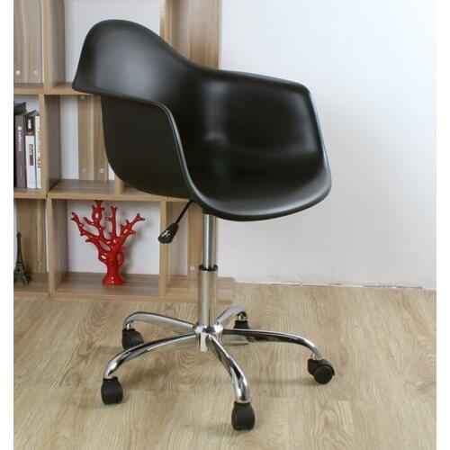 Modern Design Plastic and Steel Swivel Office computer Chair with 5 Wheel Plastic shell chair swivel chair with gas lift