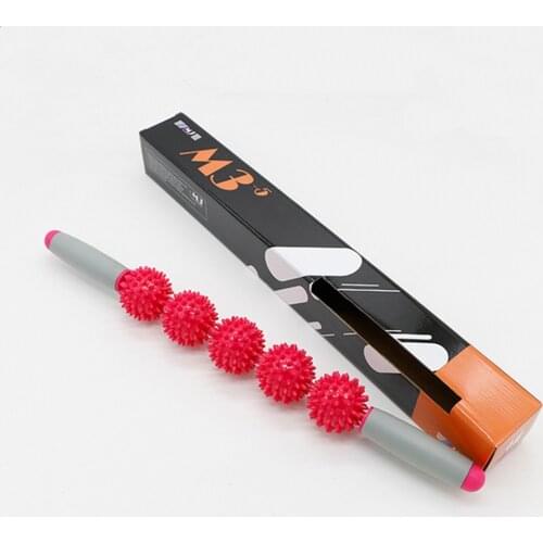 Yoga Muscle Massage Roller Stick Fitness palestra ad alta resistenza corpo vita gamba schiena Relax strumento sportivo con palli