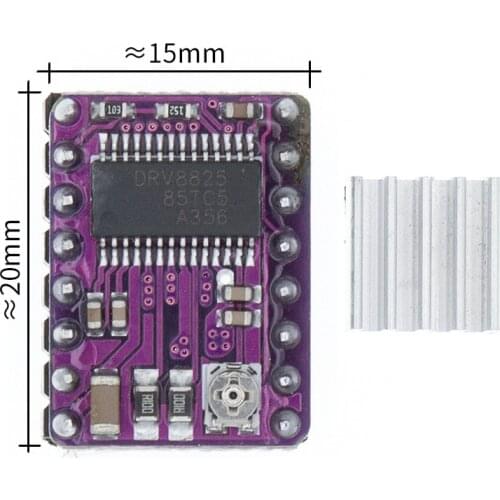 10pcs/lot 3D Printer StepStick DRV8825 Stepper Motor Drive Carrier Reprap 4-layer PCB RAMPS