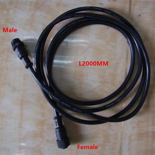 2 core 3 core 4 core DMX512 System Connector 2 AW17 to power supply 2 AW22 to data transfer IP68 waterproof lamp extension cable