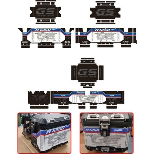 2021 For BMW R1250GS R1250 R 1250 GS Adventure ADV Motorcycle Aluminum Alloy Box Waterproof Wear-Resistant Reflective Sticker