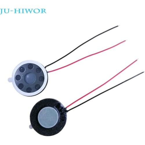 Acoustic Speaker F25 25mm Round Tablet Phone MP3 Speaker 1W 8 Ohms Thickness 4.2MM With Wires DIY Audio Accessories