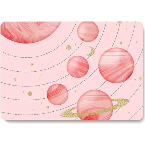 Pink Planet Mars Pattern Laptop Case For MacBook Retina Air 11 12 13.3 New Pro 15.4 16 inch Cover shell