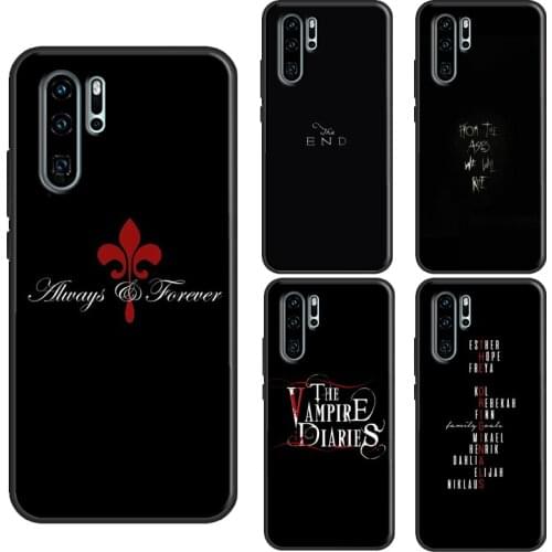 The Vampire Diaries Always And Forever Case For Huawei P20 P30 Lite P10 P40 Pro Mate 10 20 Lite 30 Pro P Smart Z 2019 Cover